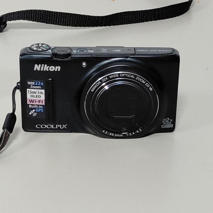 Nikon Coolpix S9500 met lader, kabel en tasje, Audio, Tv en Foto, Fotocamera's Digitaal, Nikon, 8 keer of meer, Ophalen of Verzenden