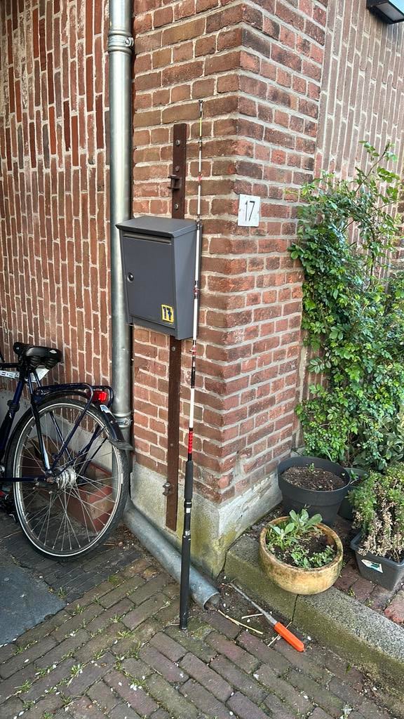Knokker zeevis hengel, Watersport en Boten, Ophalen of Verzenden, Zo goed als nieuw, Werphengel
