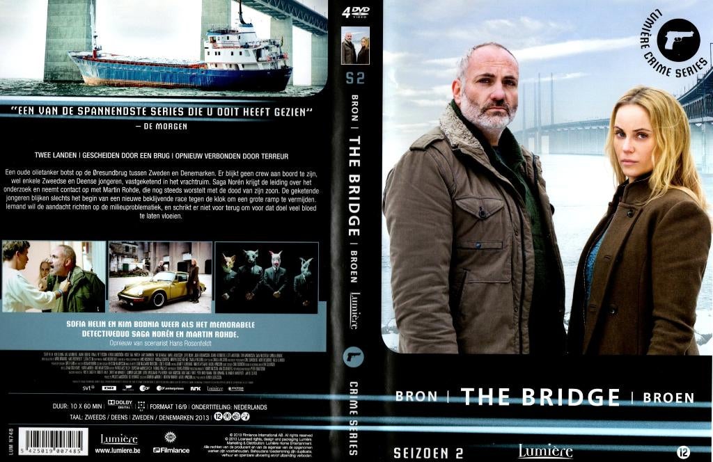 The bridge, seizoen 2, Boxset, Ophalen of Verzenden, Zo goed als nieuw, Vanaf 12 jaar