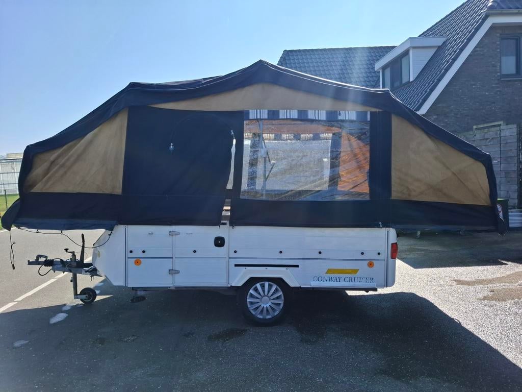 Unieke Conway crui Pop-up Vouwwagen / Caravan  6 Persoons, Caravans en Kamperen, Vouwwagens, Ophalen of Verzenden