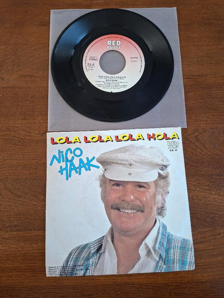 Nico haak,lola,lola,lola,hola, 7 inch, Ophalen of Verzenden, Zo goed als nieuw, Nederlandstalig