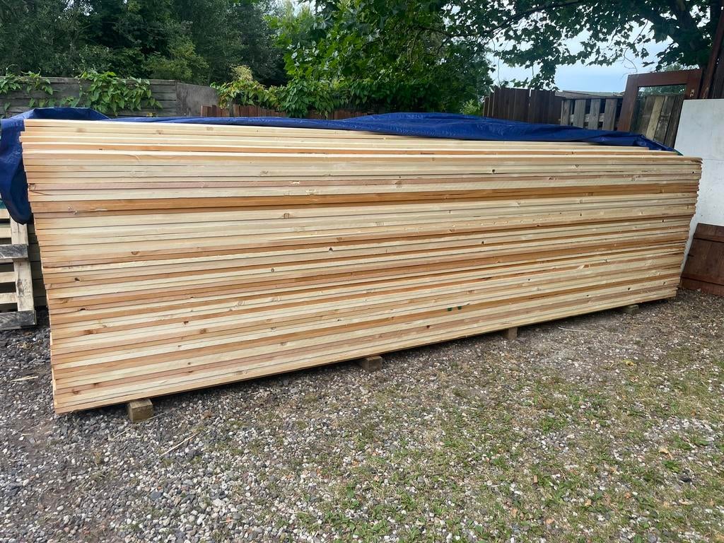 Balken  en planken, Doe-het-zelf en Verbouw, Hout en Planken, Nieuw, Ophalen of Verzenden, Balk, Vuren
