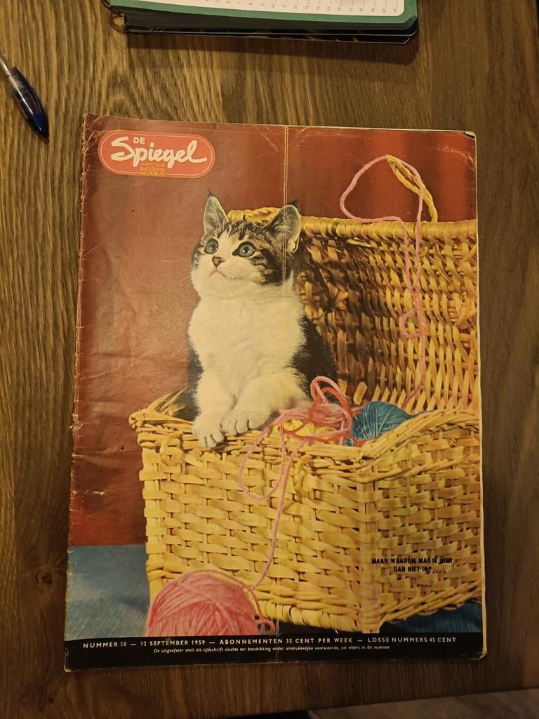 De Spiegel tijdschrift, nummer 50, 12 september 1959, Ophalen of Verzenden, Gelezen