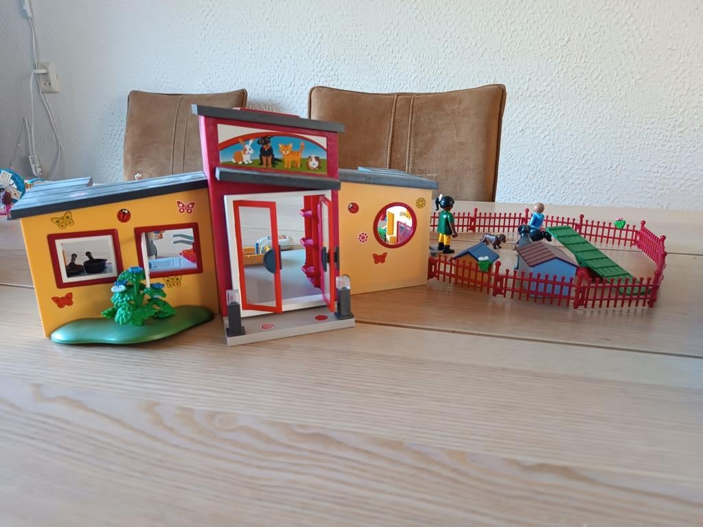 Playmobil dierenpension compleet, Ophalen of Verzenden, Zo goed als nieuw