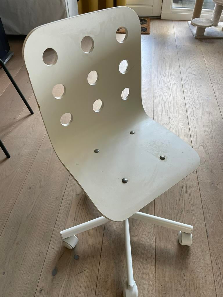 kinder bureaustoel, Ophalen, Gebruikt, Wit, Bureaustoel