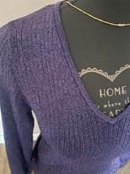 Studio Anneloes paarse trui met V-hals, Ophalen of Verzenden, Zo goed als nieuw, Maat 38/40 (M), Paars