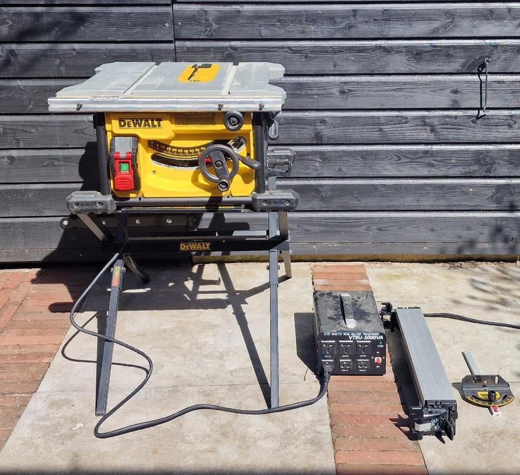DeWalt DWR7485 Tafelzaag met transformator, Ophalen of Verzenden