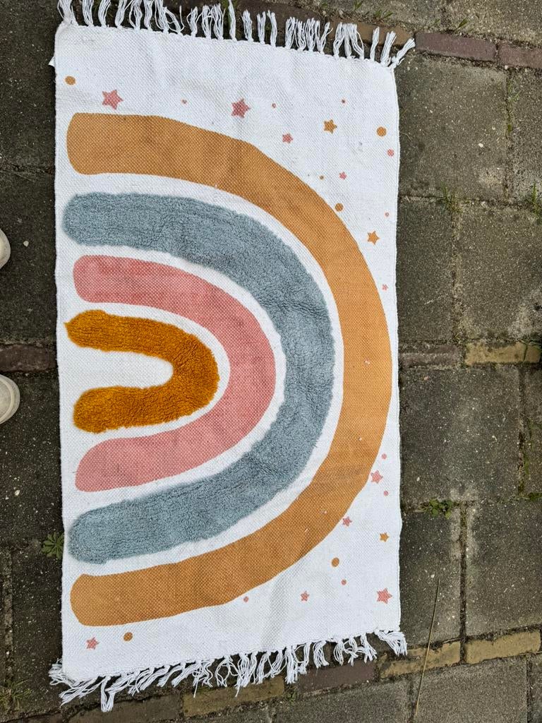 Regenboog kleedje, Huis en Inrichting, Stoffering | Tapijten en Kleden, Ophalen