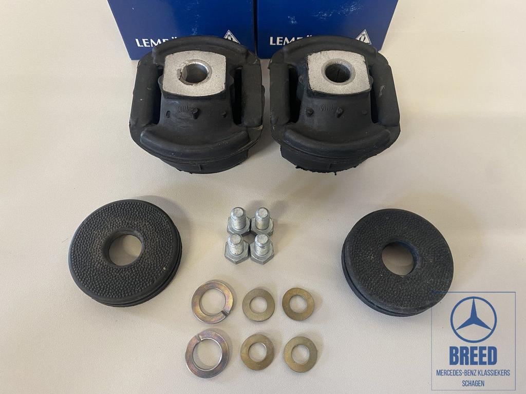 Subframerubberset voorzijde voor Mercedes-Benz W123 C123 S12, -, Nieuw, Ophalen of Verzenden, -