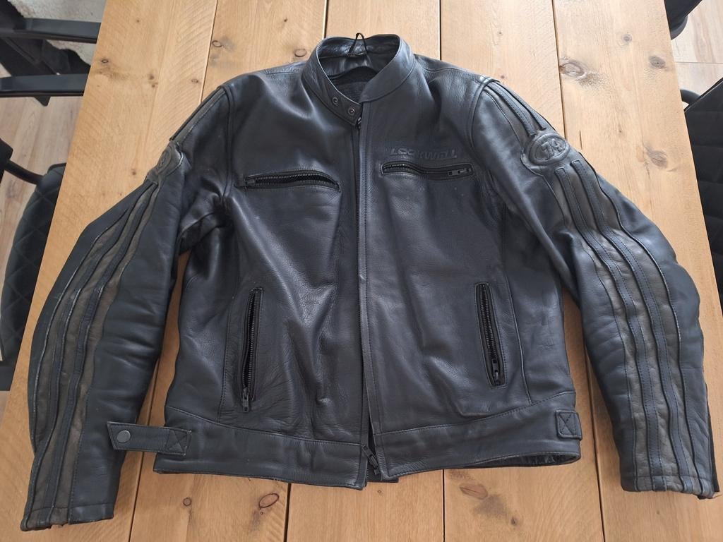 Lookwell leren motorjas (losse voering) - Maat XL 54, Heren, Jas | leer, Lookwell, Ophalen of Verzenden