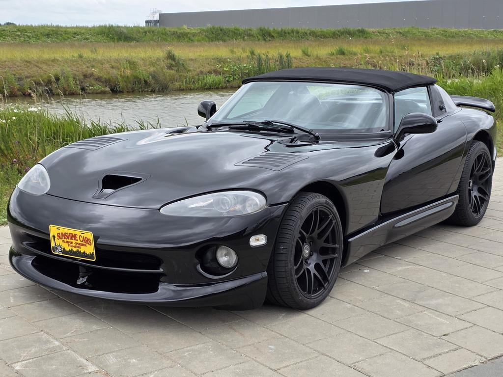 Dodge Viper 8.0 R/T10 TARGA (bj 1999), Auto's, Oldtimers, Zwart, Cabriolet, Zwart, Origineel Nederlands