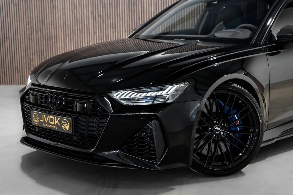 Audi A6 Avant RS6 TFSI quattro URBAN ABT PANO CARBON, Auto's, Gebruikt, 600 pk, Zwart, Leder