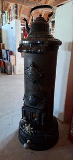 Oude Salamander No. 9 Potkachel, Huis en Inrichting, Kachels, Ophalen, Gebruikt, Vrijstaand, Hout