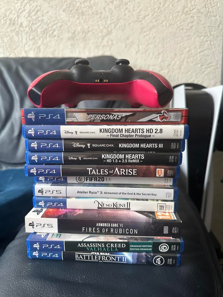 Playstation 5 disk edition 1 TB + Spellen + 1 controller, Ophalen of Verzenden, Zo goed als nieuw, Met 1 controller, Original