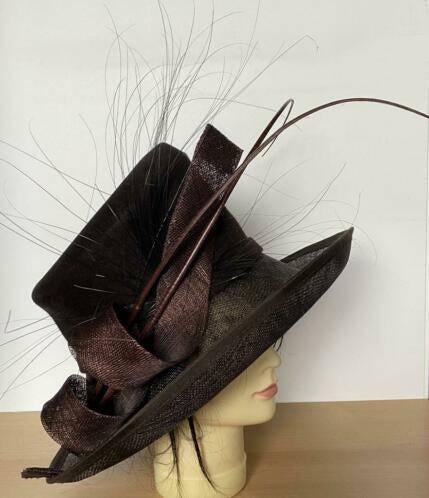 Hoed maat 59 NIEUW bruin NIEUW, Ophalen of Verzenden, Nieuw, 58 cm (L, 7¼ inch) of meer, Hoed