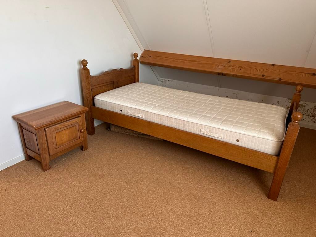 Complete Slaapkamer Set: Kasten, Bedden, Lampen, Schilderije, Ophalen, Gebruikt, 90 cm, Eenpersoons