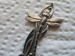 Verzilverd Lepeltje Libelle, Overige materialen, Gebruikt, Verzenden, Verzilverd
