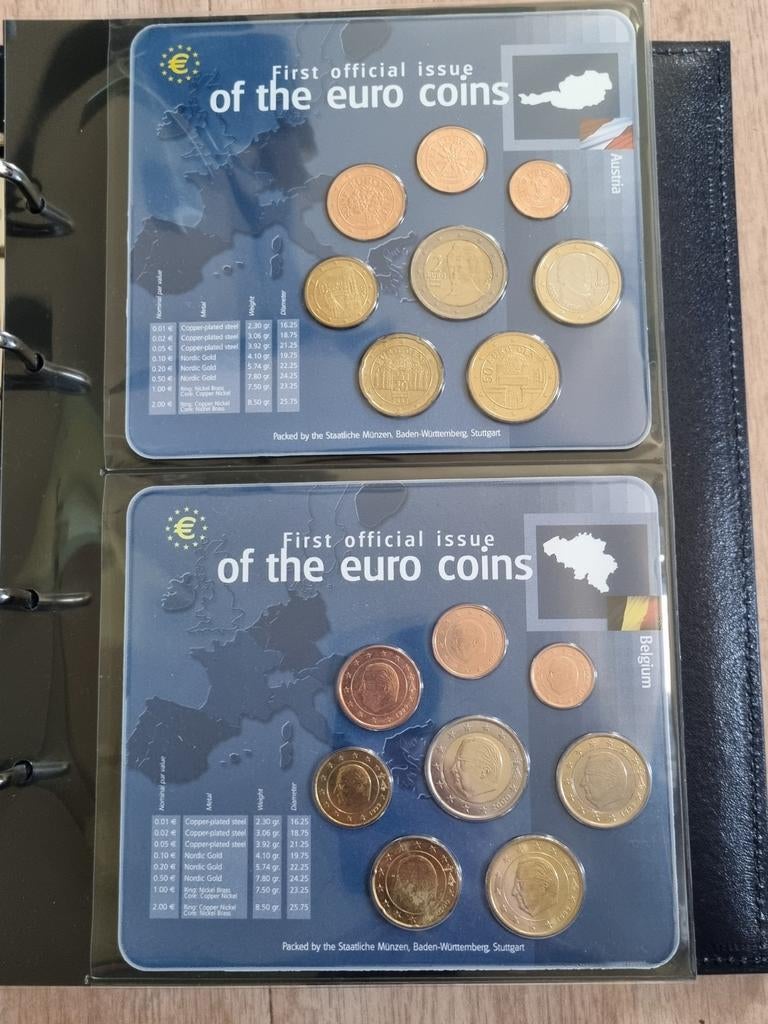 12 euro setjes in album, Ophalen of Verzenden, Euro's