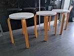 3 stapelbare krukjes Frosta van Ikea, Ophalen, Gebruikt, Hout