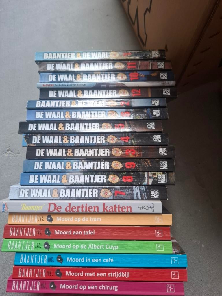 Grote collectie Baantjer en De Waal & Baantjer boeken, Ophalen of Verzenden, Gelezen, A.C. Baantjer, Tv-bewerking