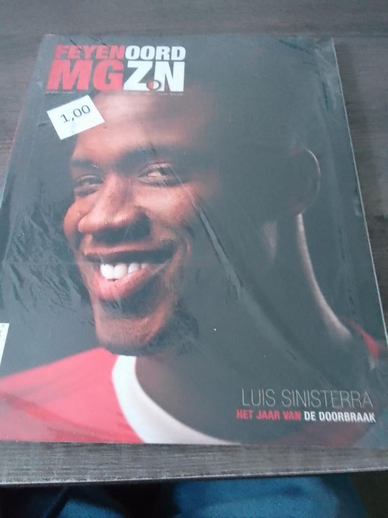 Feyenoord MGZN - Luis Sinisterra: Het Jaar van de Doorbraak, Ophalen, Zo goed als nieuw, Onbekend, Balsport