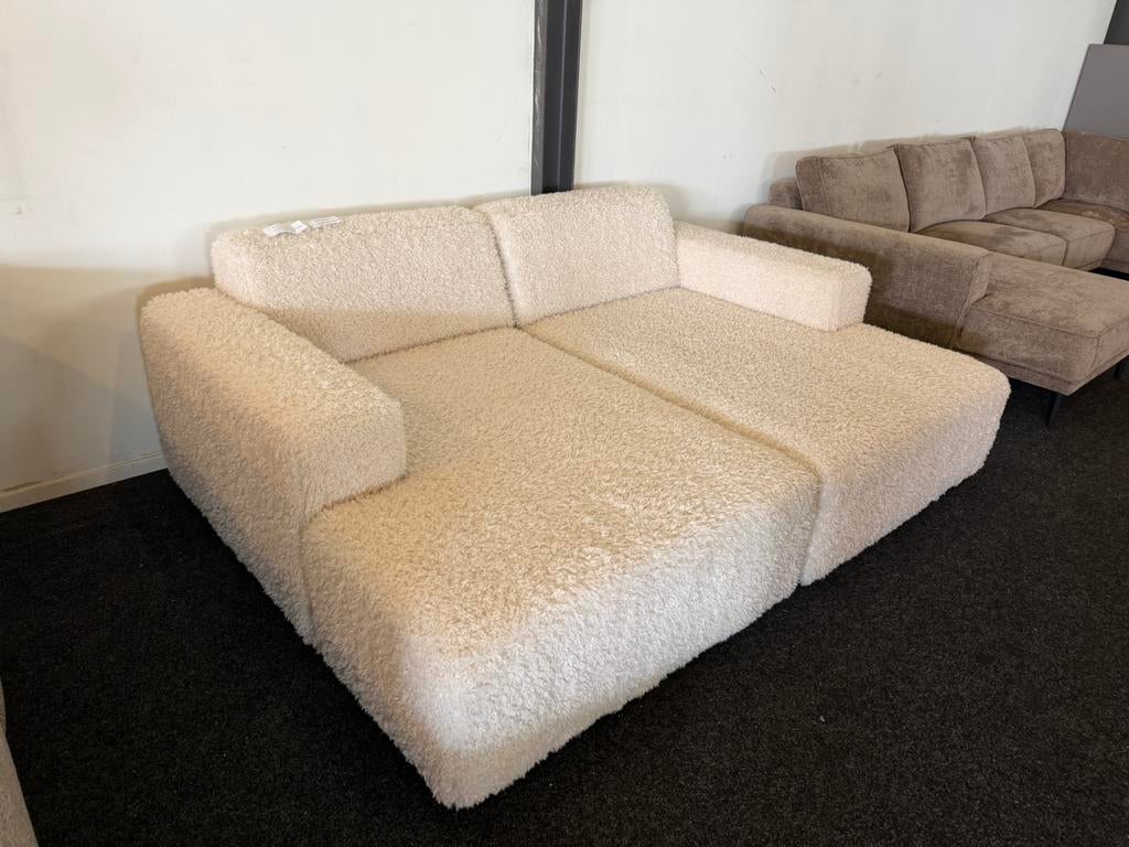 Sofa Ramona, Doodle Cream - NIEUW!, Huis en Inrichting, Banken | Sofa's en Chaises Longues, Ophalen of Verzenden, Nieuw, Stof