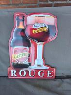 Blikken Kasteel Rouge Reclamebord - Mancave Decoratie, Ophalen of Verzenden, Zo goed als nieuw, Reclamebord