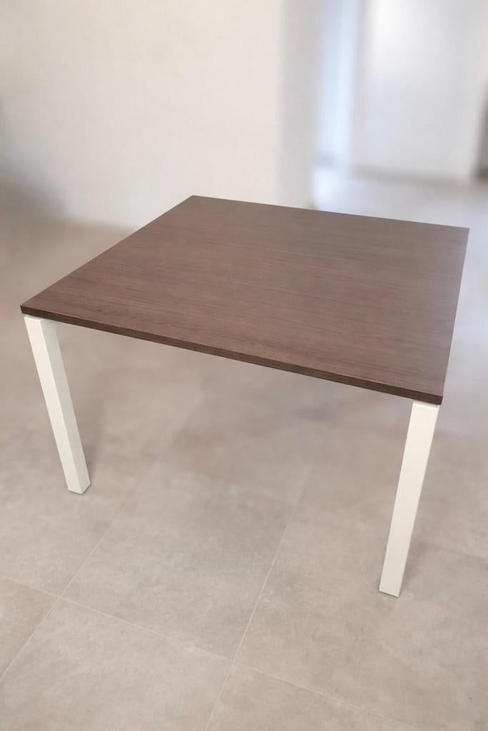 (Vergader) tafel vierkant zgsn, Huis en Inrichting, Ophalen, Zo goed als nieuw, Vierkant, 75 cm of meer