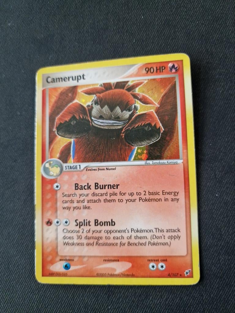 Camerupt 4 Holo, Ophalen of Verzenden, Zo goed als nieuw