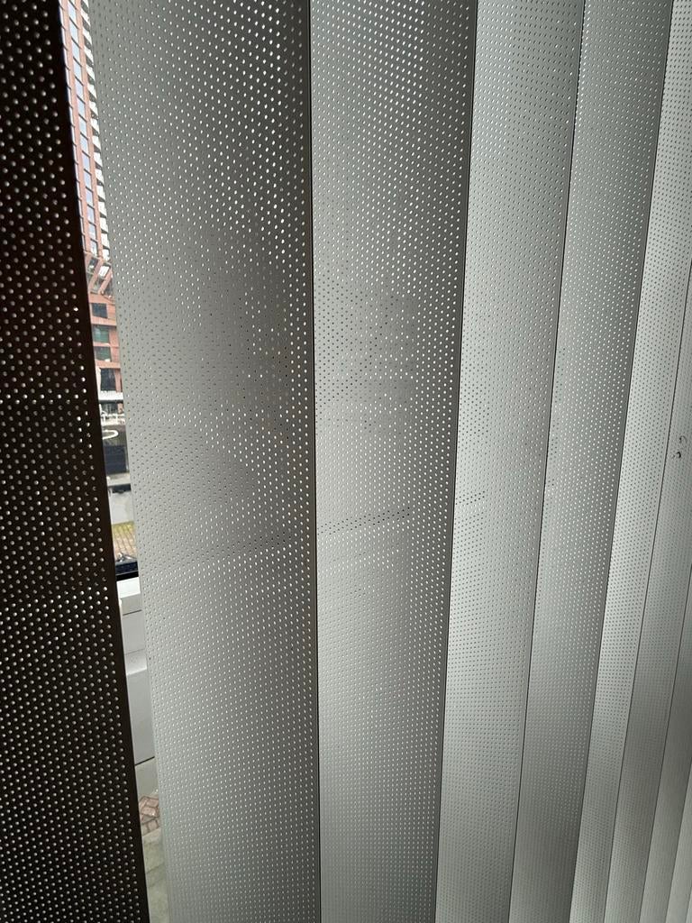 Gratis !!!  Stalen lamellen, 3 meter hoog! En 50 meter breed, Ophalen of Verzenden, Gebruikt