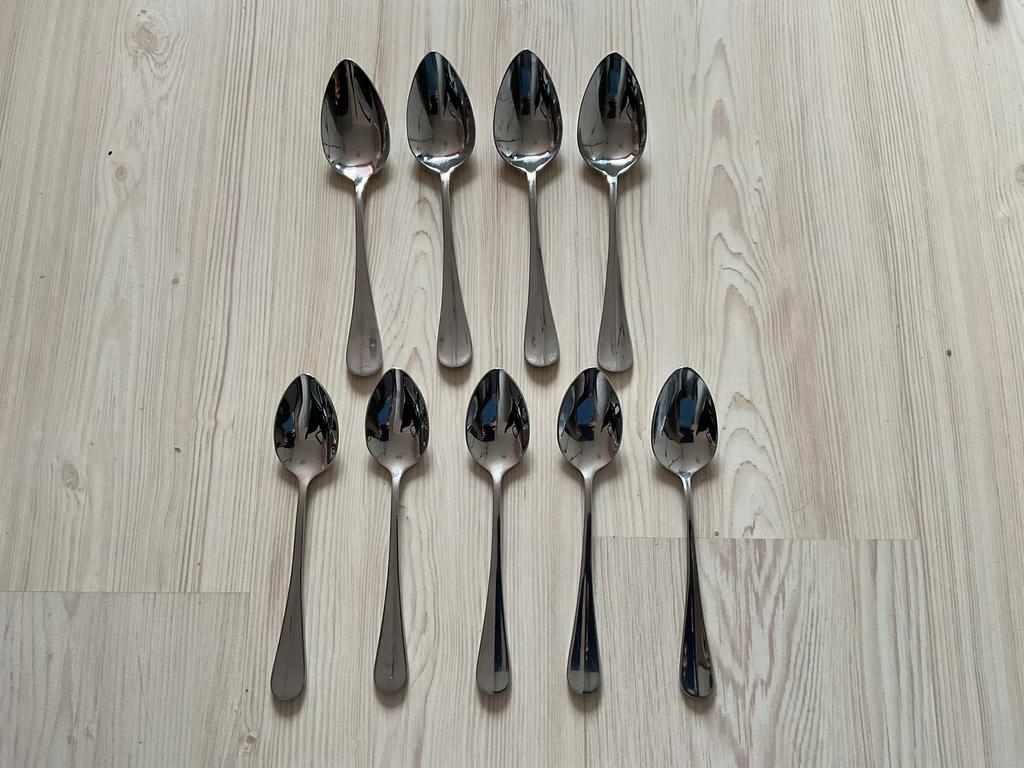 Sola lepels 9 stuks, Ophalen of Verzenden, Gebruikt