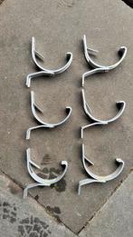 Zes aluminium beugels voor dakgoot, Ophalen, 50 tot 100 mm, Overige typen, Zo goed als nieuw