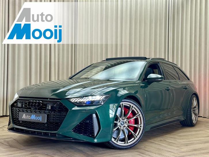 Audi RS6 C8 *ABT 700PK* Goodwood Green / Keramisch / Carbon, Auto's, Audi, Bedrijf, Te koop, RS6, 360° camera, 4x4, ABS, Adaptive Cruise Control