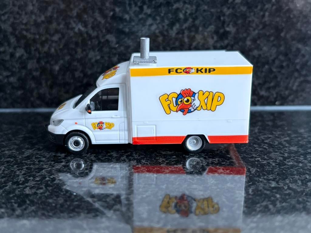 Decals transfer set FC kip foodtruck snackwagen 1:87 H0, Verzenden, Nieuw