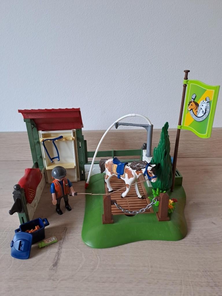 Playmobil Country Paardenwasplaats 6929, Kinderen en Baby's, Speelgoed | Playmobil, Ophalen of Verzenden, Zo goed als nieuw, Complete set