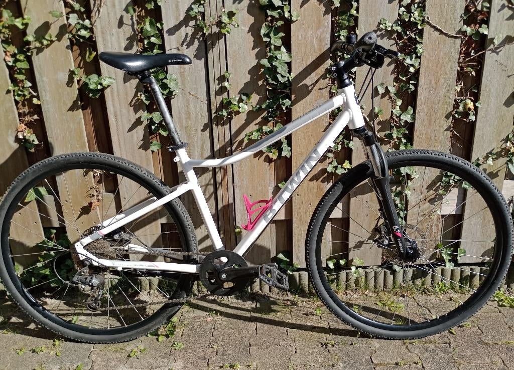 BTWin Riverside 500 46cm 28inch banden, Fietsen en Brommers, Fietsen | Mountainbikes en ATB, Gebruikt, Hardtail, 45 tot 49 cm