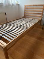 Ikea Tarva Bedframe 90x200 cm, Ophalen, 90 cm, Eenpersoons, Wit