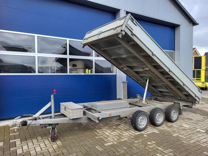 Henra 3 zijdige electrische Kipper 3 asser 2022 nieuw staat*, Auto diversen, Aanhangers en Bagagewagens, Gebruikt
