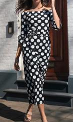 Studio Anneloes jurk polkadot, Studio Anneloes, Zwart, Maat 42/44 (L), Ophalen of Verzenden
