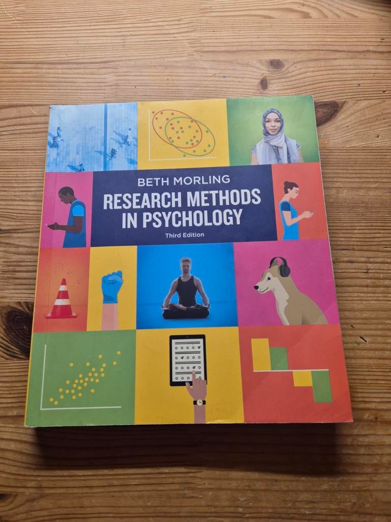Research Methods in Psychology - Beth Morling (3rd Ed.), Beth Morling, Zo goed als nieuw, Gamma, HBO