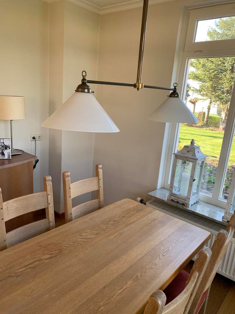 Hangende lamp, Ophalen, Gebruikt