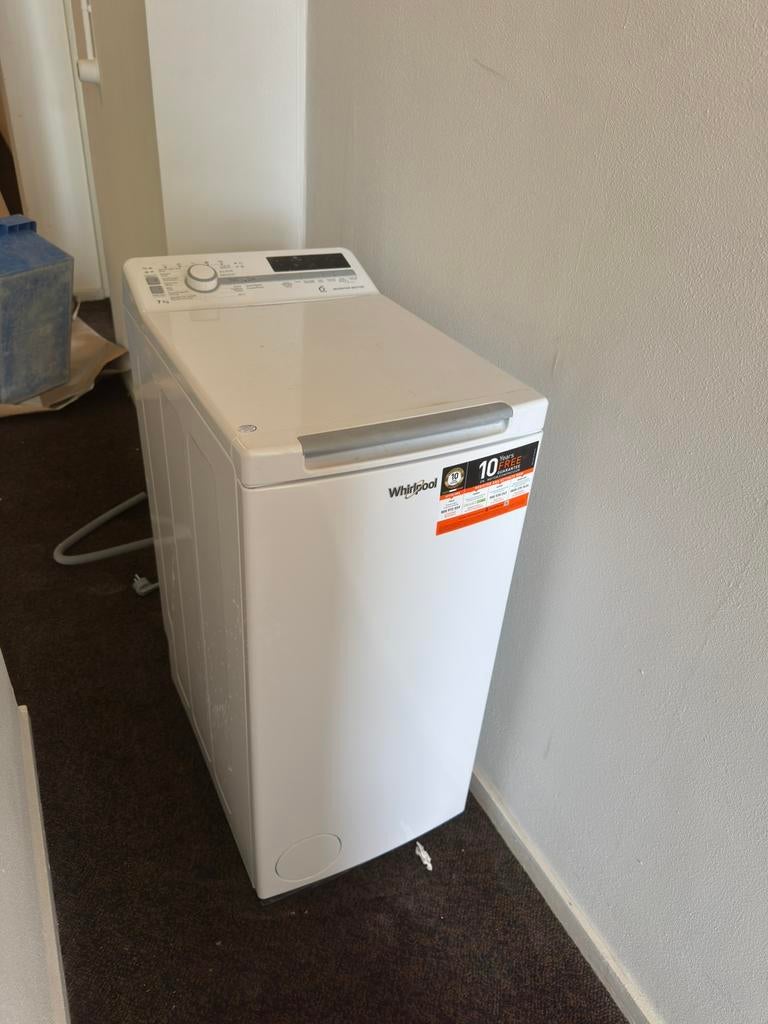 Whirlpool wasmachine 7kg, Witgoed en Apparatuur, Wasmachines, Ophalen, Gebruikt, Bovenlader, Handwasprogramma