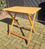 Vintage Stokkum Horeca tafel, inklapbaar/stapelbaar 55x80, Ophalen, Gebruikt, 50 tot 100 cm, Vintage, Horeca