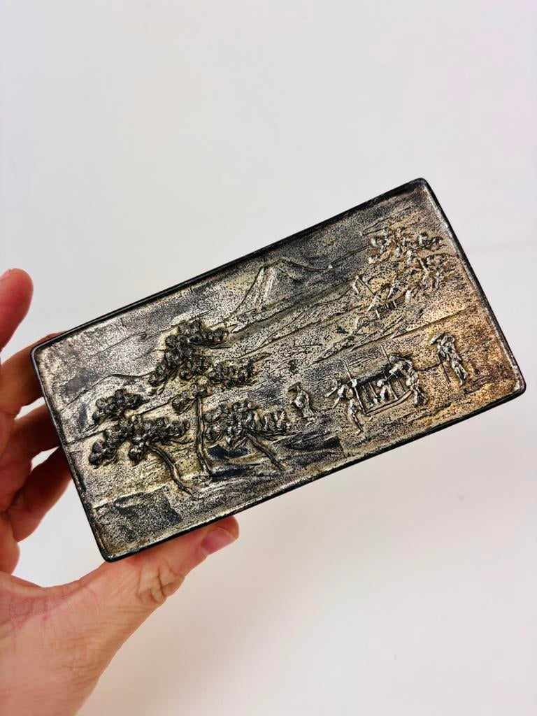 Antieke Japan Meiji-Qing dynasty doos, Antiek en Kunst, Ophalen of Verzenden