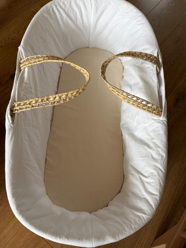 Mozes mand baby slaapmand + matras, Ophalen, Gebruikt, Wieg