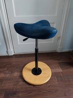Stokke Varier Move balans kruk, Ophalen, Gebruikt, Blauw, Bureaukruk