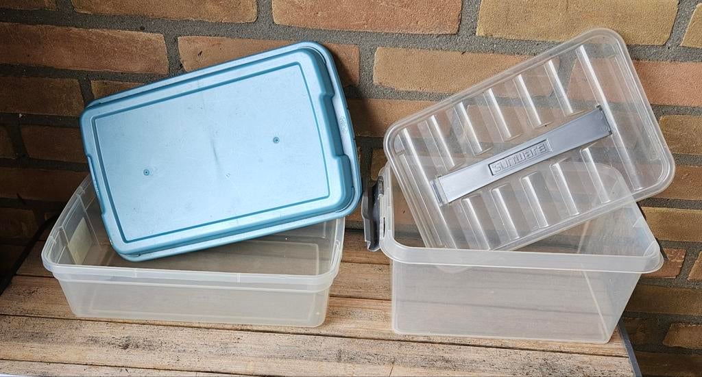 Opbergboxen met deksel, Ophalen of Verzenden, Rechthoekig