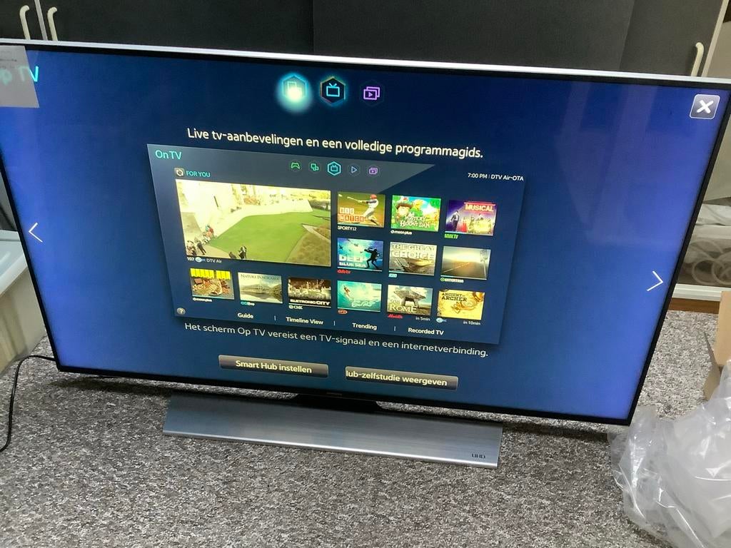 Samsung smart LED TV type UE48HU7500L. Defect, Audio, Tv en Foto, Televisies, Niet werkend, LED, 100 cm of meer, Full HD (1080p)