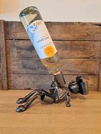 Metalen Wijnfleshouder Beeldje, Nieuw, Ophalen of Verzenden, Minder dan 5 flessen, Metaal