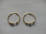2X oorbellen 14K (585) goud 2.6 gram 2.5cm, Ophalen of Verzenden, Zo goed als nieuw, Goud, Goud